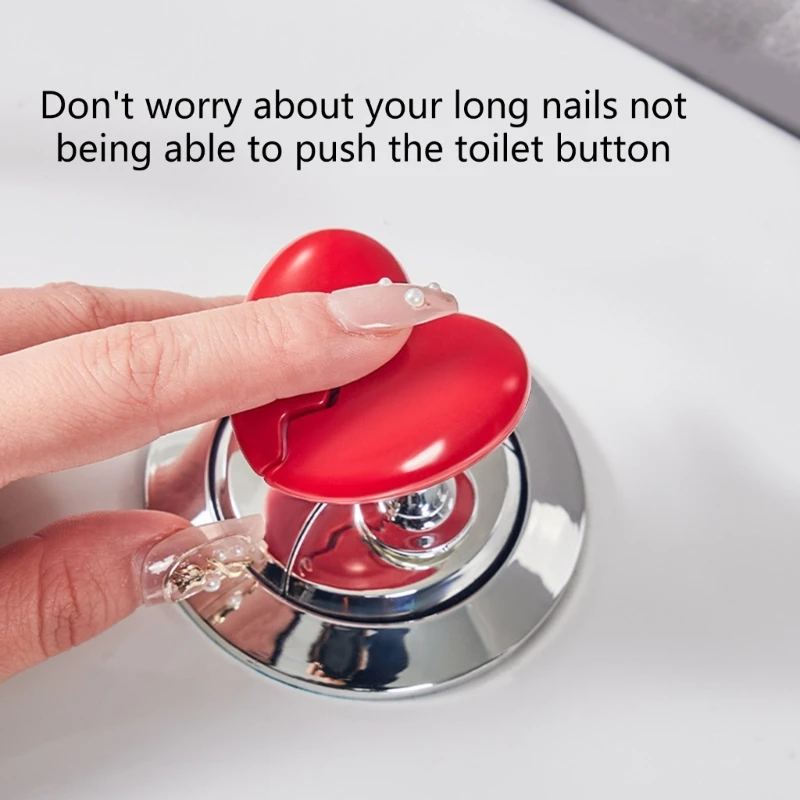 Кнопка для унитаза в форме сердца. Прижимная кнопка для унитаза. Инструмент для ванной комнаты. Инструмент для быстрой фиксации
