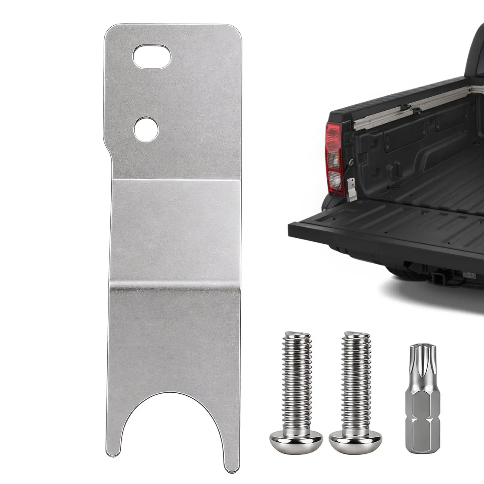 Tailgate Lock Stainless Steel Heavy-Duty Anti-Theft Protector Heavy-Duty Tailgate Guard For Pickup Security Cargo Bed Daily