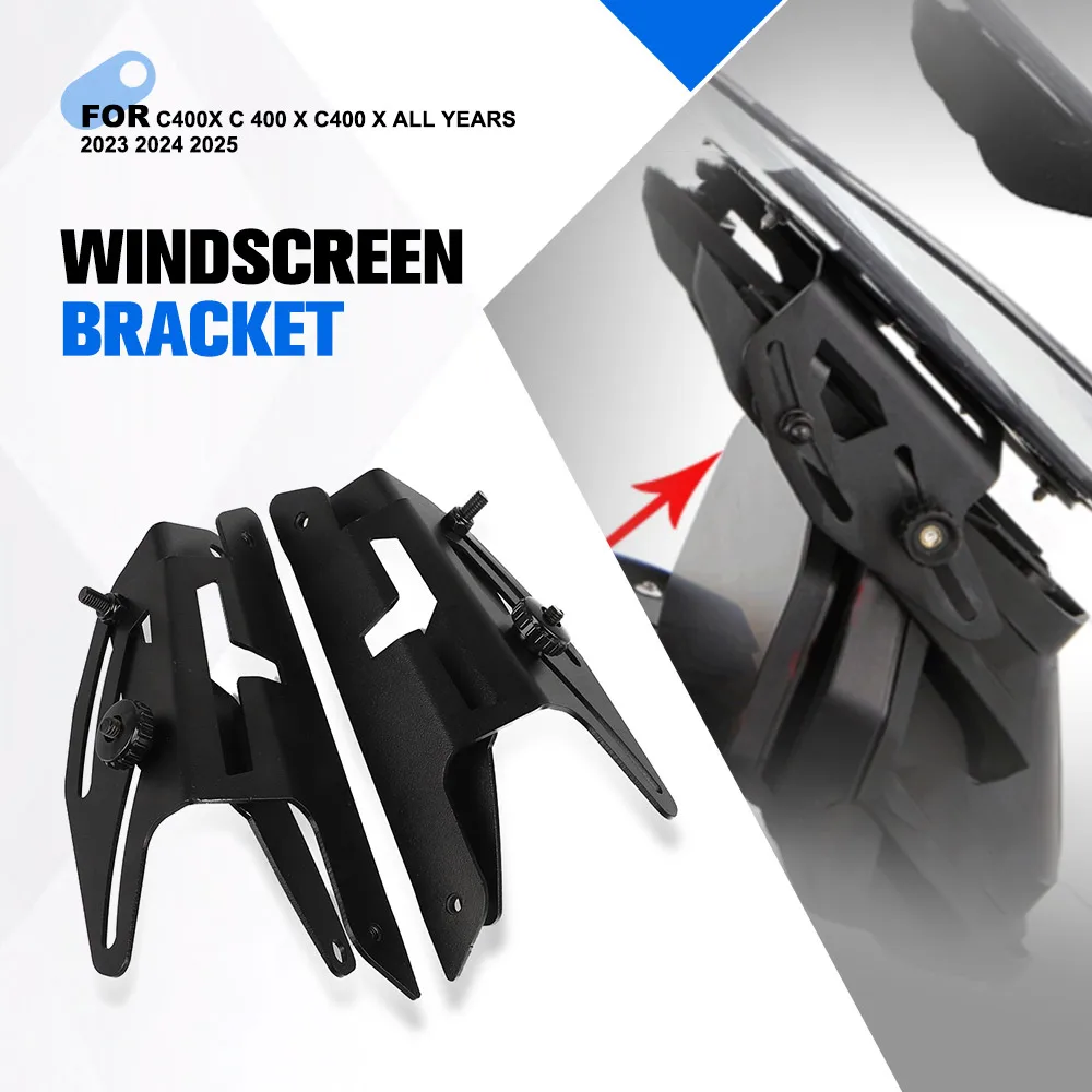 Front windshield adjusting bracket For BMW C400X C 400 X C400 X ALL YEARS 2023 2024 2025 Windshield Adjuster Windscreen Bracket