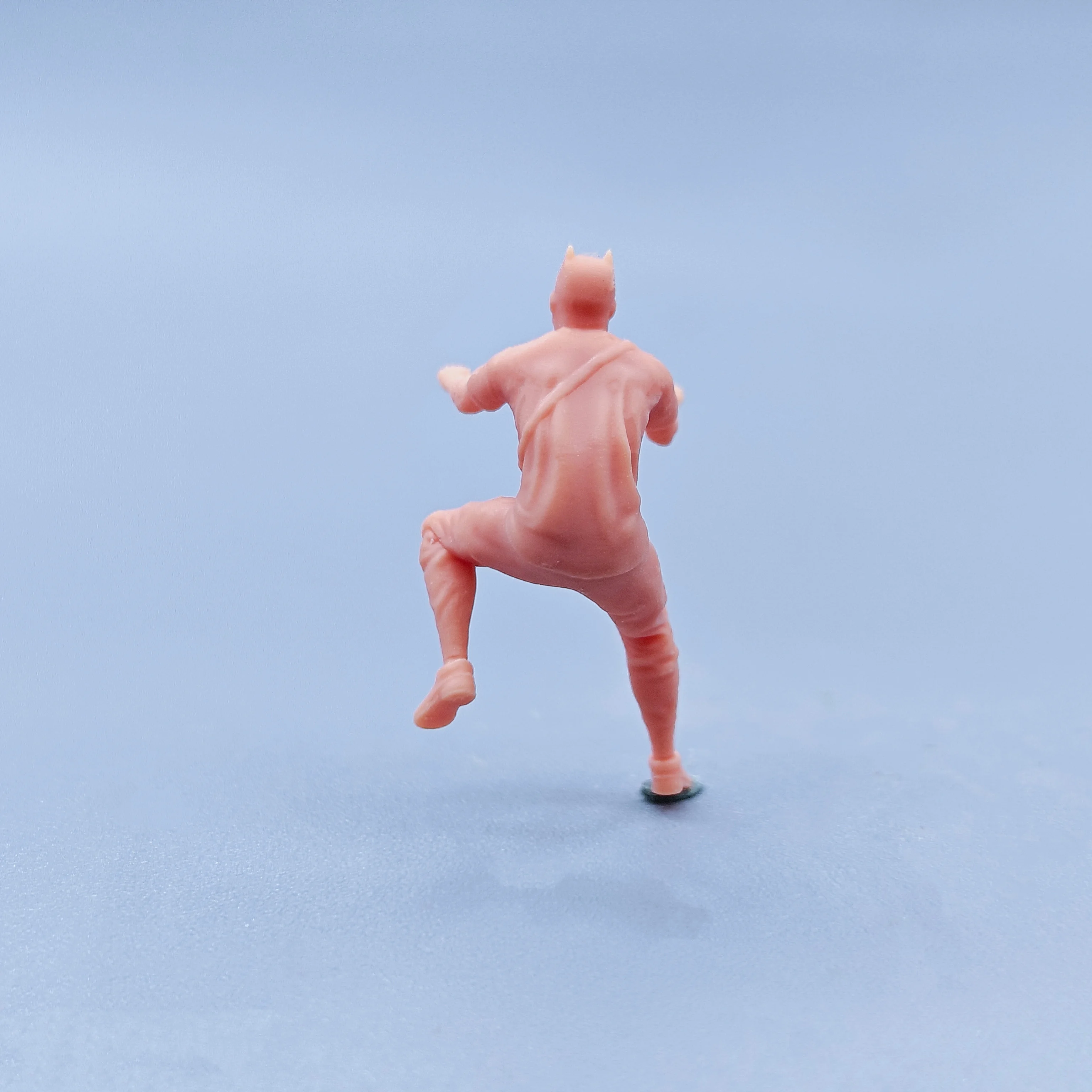 Figurines échelle 1/64 1/43, cavalier masqué en résine, Miniatures non colorées, Diorama peint à la main D132