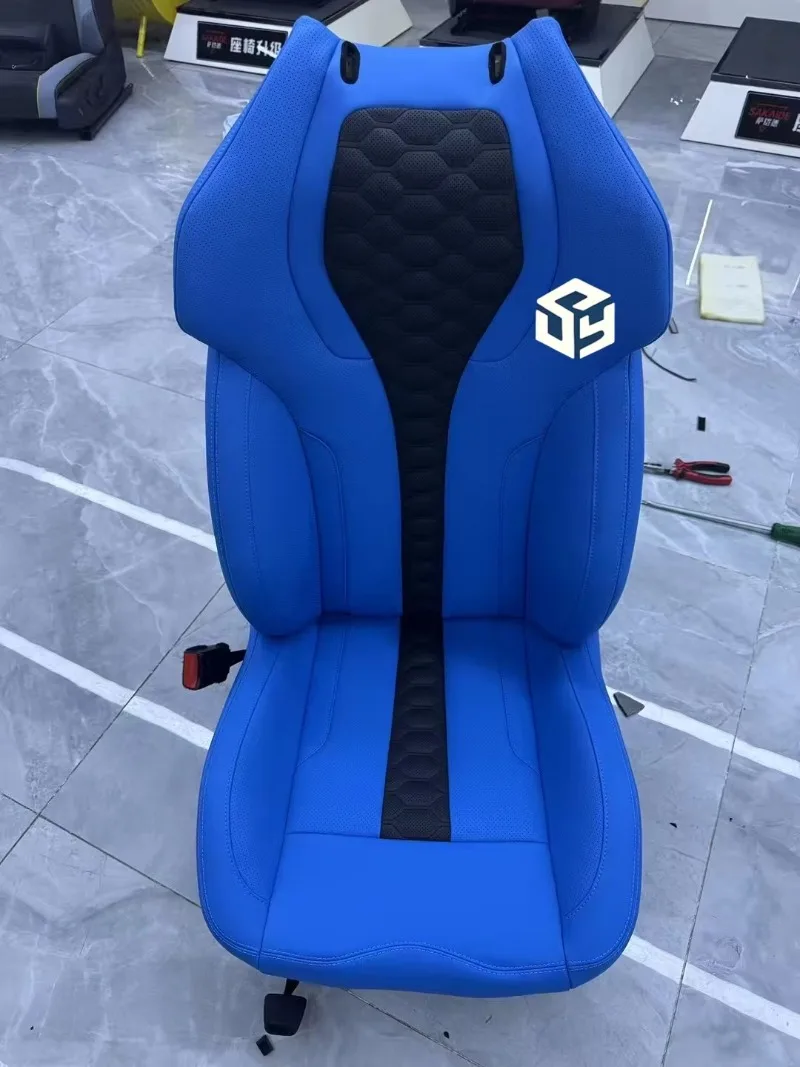 Customizable Carbon Fiber & PU Leather Racing Bucket Seats Car Interior Accessories for BMW Sport Style Sponge Seat Cover