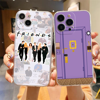 Central Perk Coffee friends tv show Phone Case For iPhone 15 14 13 12 Mini 11 Pro Max XS X XR 7 8 Plus Clear Shockproof Cover