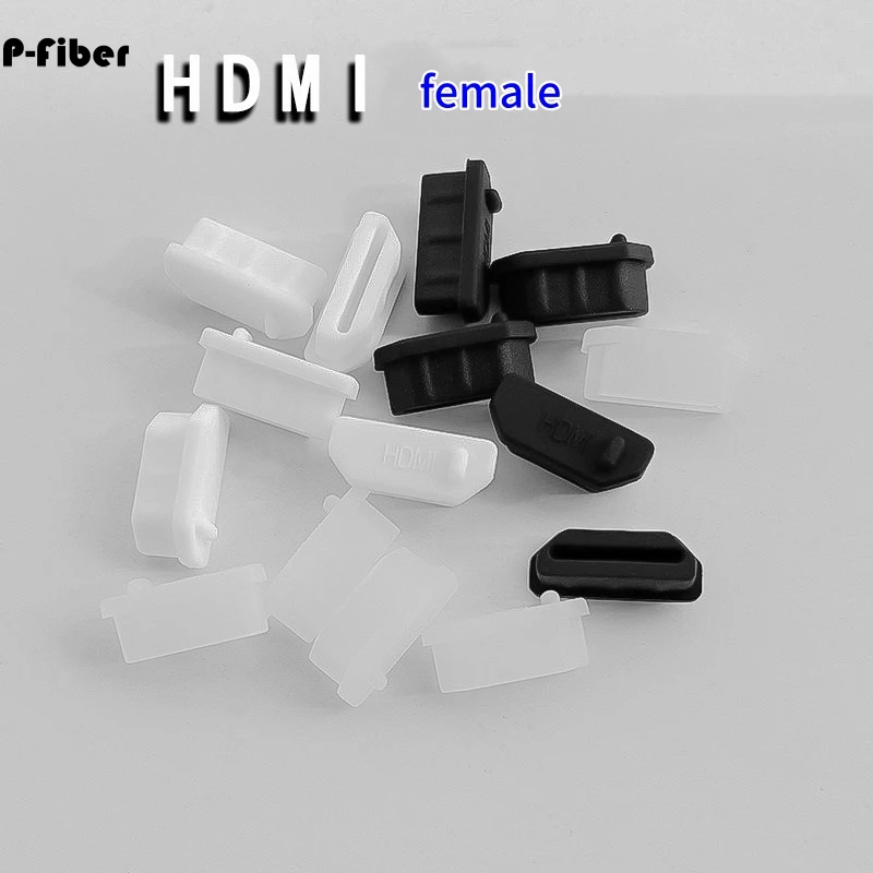 HDMI dustproof plug 100pcs female HD interface protective cover laptop TV desktop computer monitor connector cap