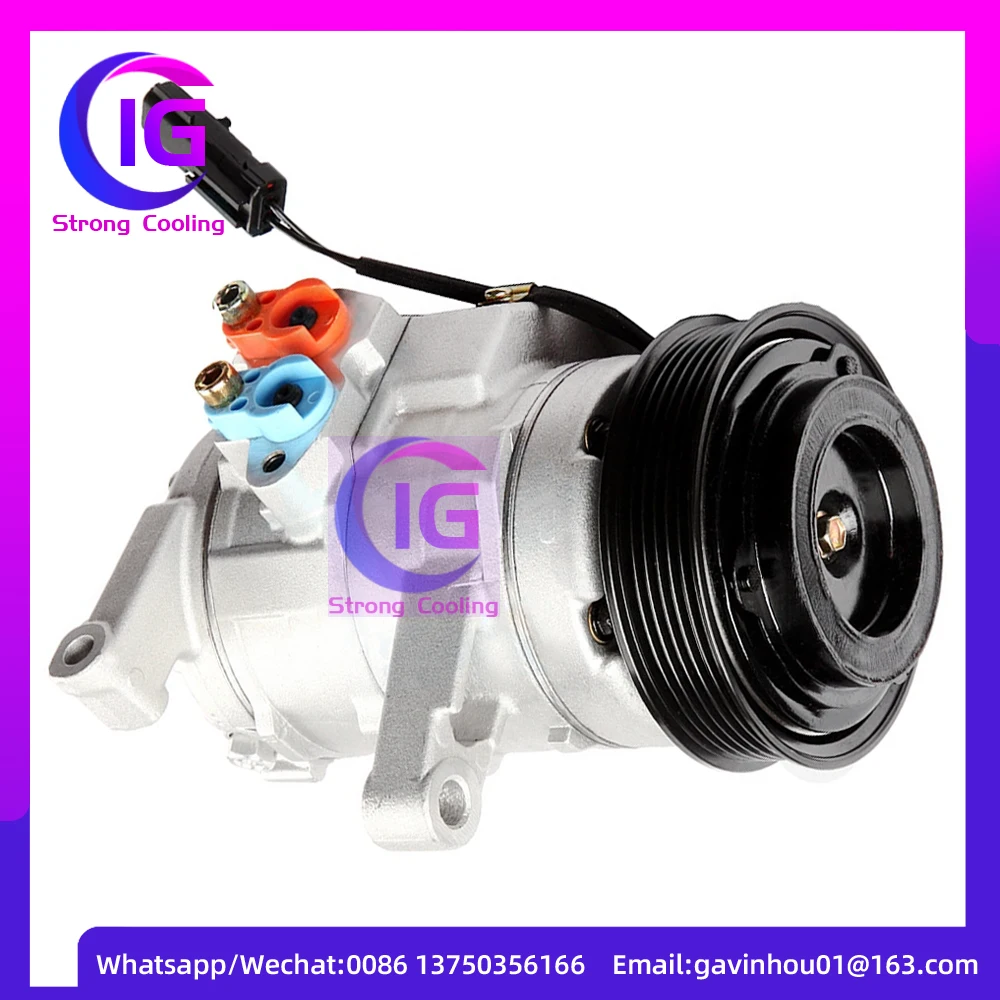 Dodge Durango Jeep Grand Cherokee 3.7L 2005-07 255465 TEM255465 2011271AM 140204NC 용 클러치가있는 AC 압축기