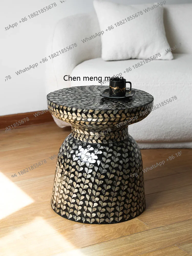 B456 الأمريكية وابي سابي الرياح قذيفة الديكور حافة عدد قليل من غرفة المعيشة المنزلية اليدوية طاولة القهوة أريكة الزاوية عدد قليل من الديكورات الناعمة #6