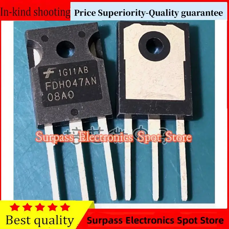 

10PCS-100PCS FDH047AN08AO FDH047AN08A0 TO-247 80A 75V Price Superiority-Quality guarantee