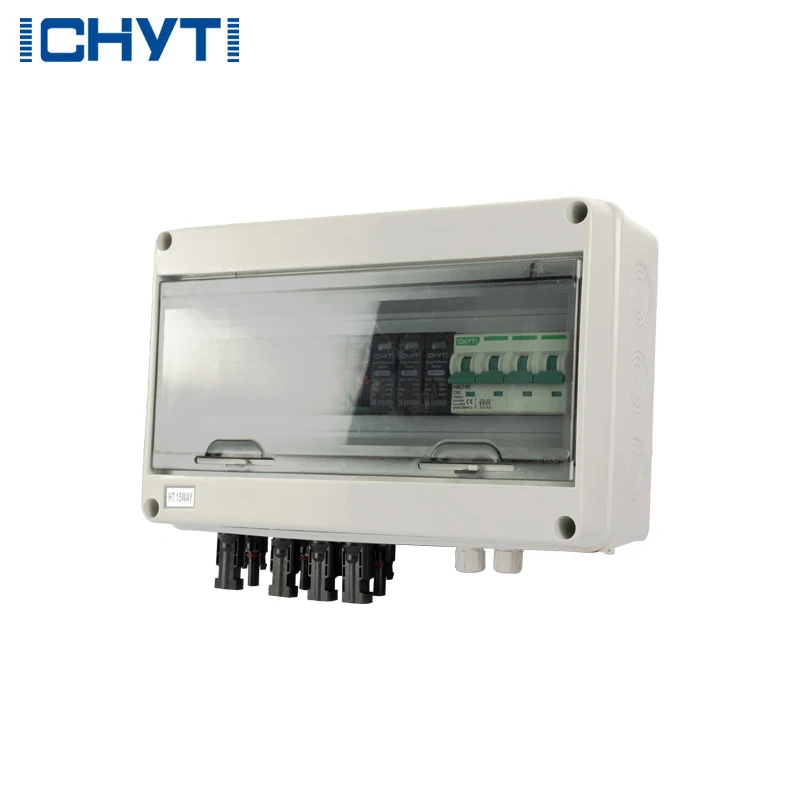 صندوق مجمع Pv لحماية قواطع الدائرة البلاستيكية من CHYT مع مخرج 4 بوصات و1 مخرج