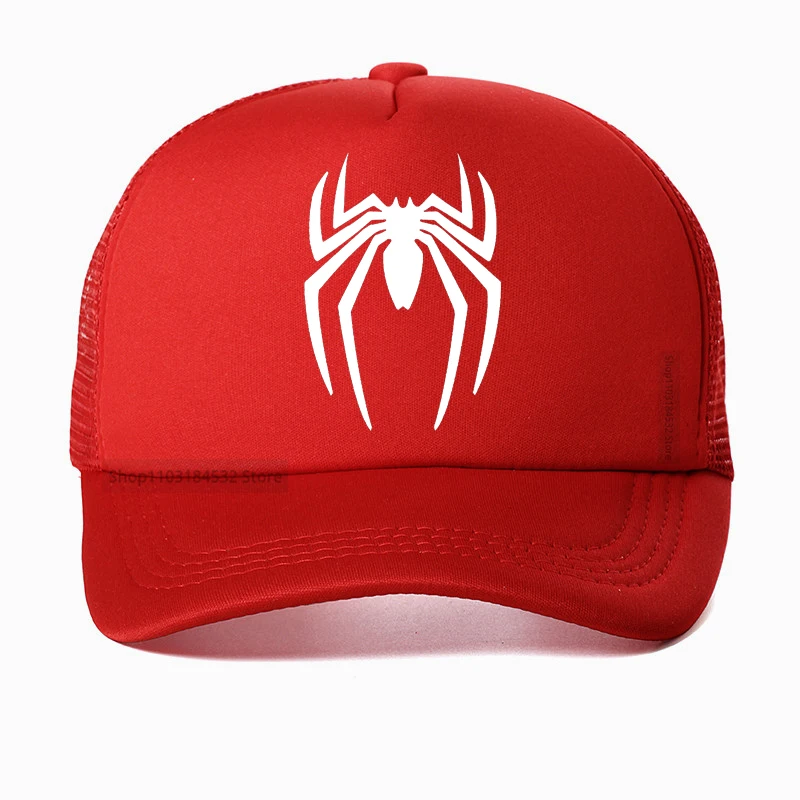 New Spider adult Baseball Cap summer outdoors Mesh Trucker Sports Hat Men spider Punk Hip hop Cap Adjustable Snapback hats Bone