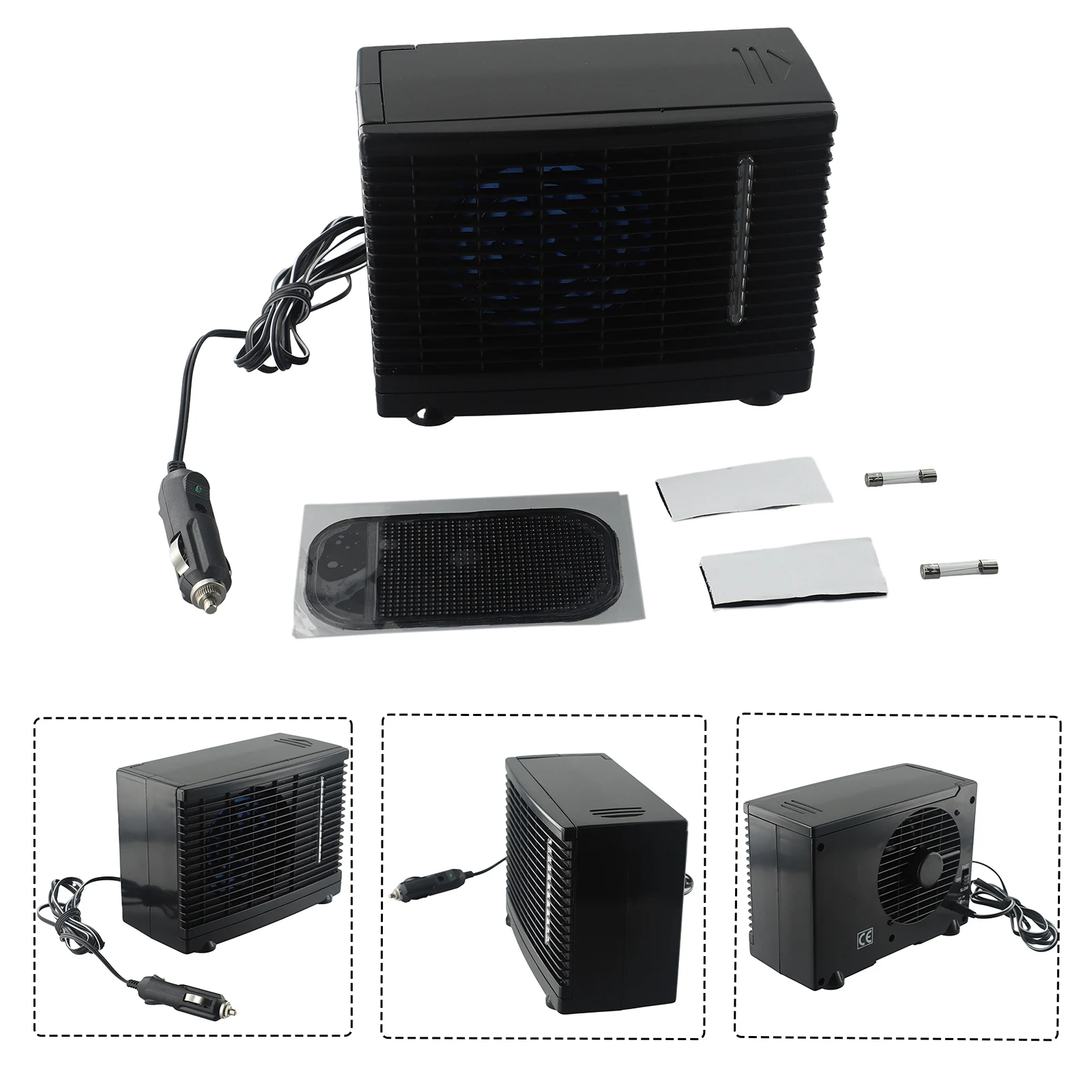 

Cooling Fan Refreshing and Efficient! 12V Air Conditioner Portable Home & Car Cooler Cooling Fan with Water Ice Feature