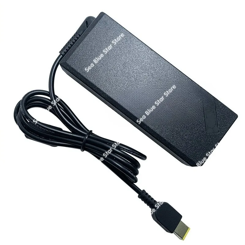 90W 20V 4.5A Power Adapter 90W Square Port with Needle, Suitable for Lenovo Notebook Power Supply Computer Charger
