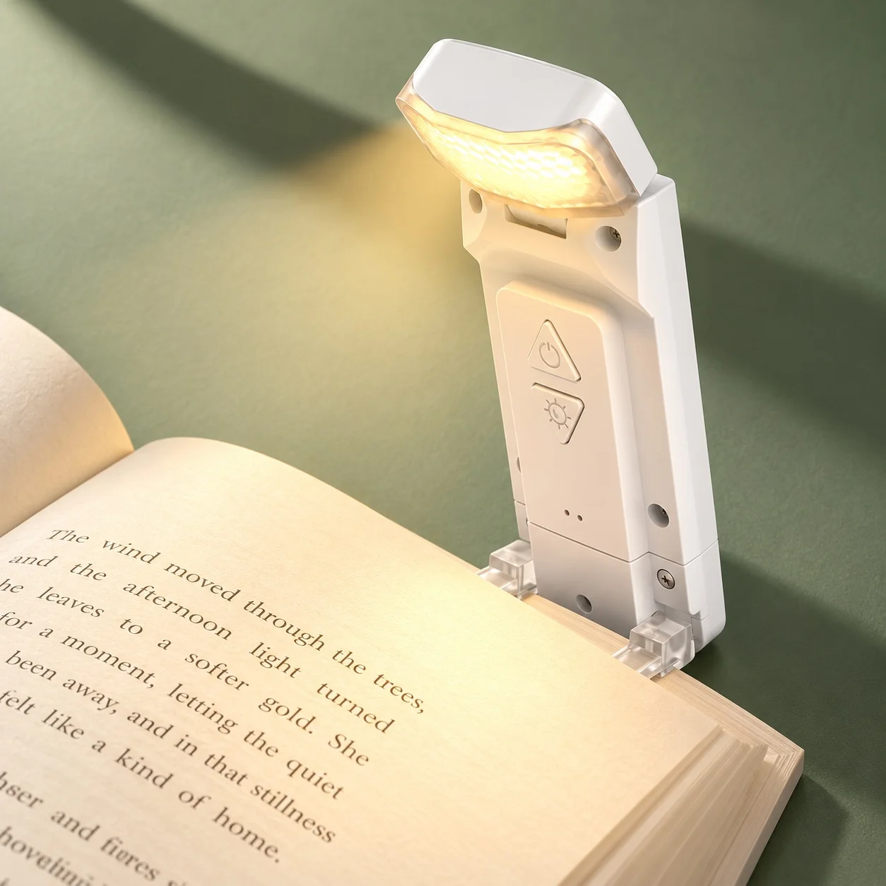 USB Rechargeable Book Reading Light, LED Eye Care &Timer-controlled ，3 Colors Temperatures, 5 Brightness for Reading in Bed