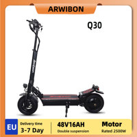 ARWIBON Q30 Electric Scooter For Adult 2500W Motor 48V 16AH E-Scooter 11 Inch Vacuum Off-Road Tires Off-Road Escooter