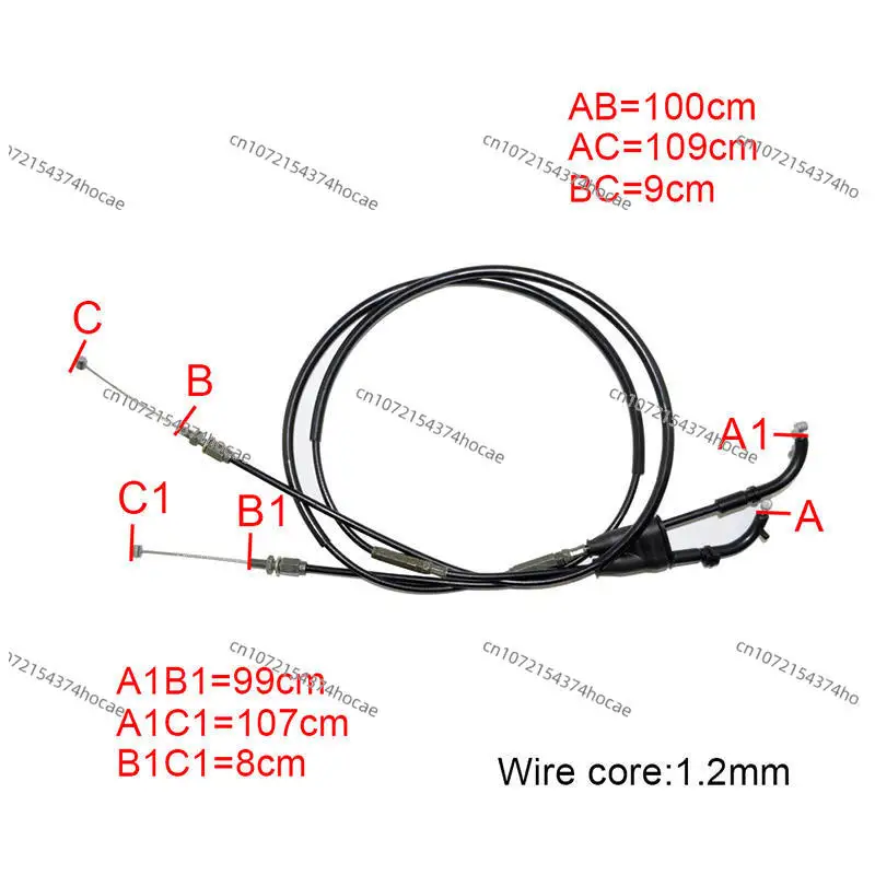 

10 pcs KXF250 2010-2016 KXF450 2012-2015 Motorcycle throttle cable