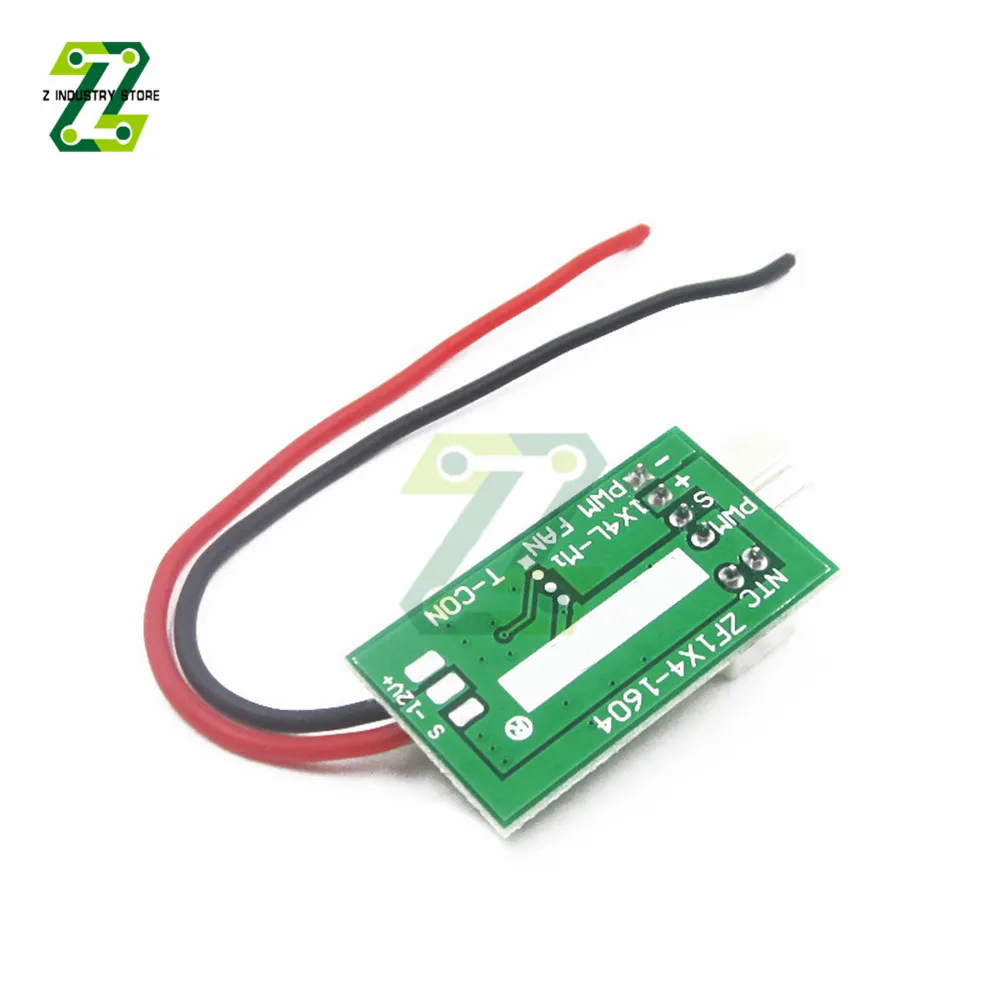 DC 12V PWM Speed Controller Fan Speed Governor 4 Wire Computer Temperature Control Switch for PC CPU Cooler