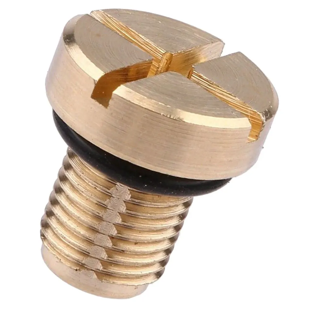 

Radiator Expansion Tank Bleeder Screw Reservoir Plug Copper Plastic Durable Radiator Bleed Valve for E36 Car Bleeder Screw