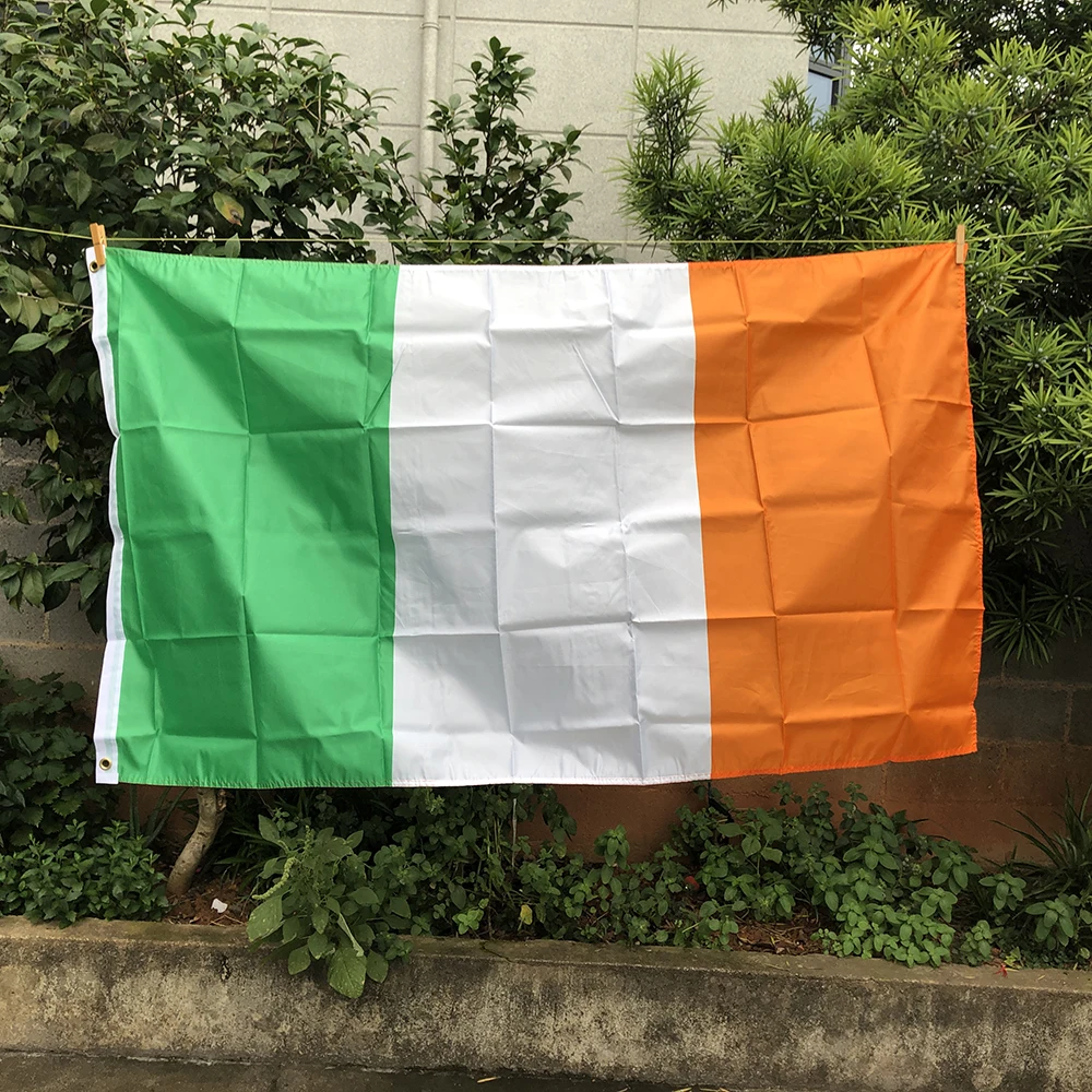Ireland Flag 90x150cm polyester hanging  Ireland Eire National Country Flag Banner Indoor Outdoor  decoration