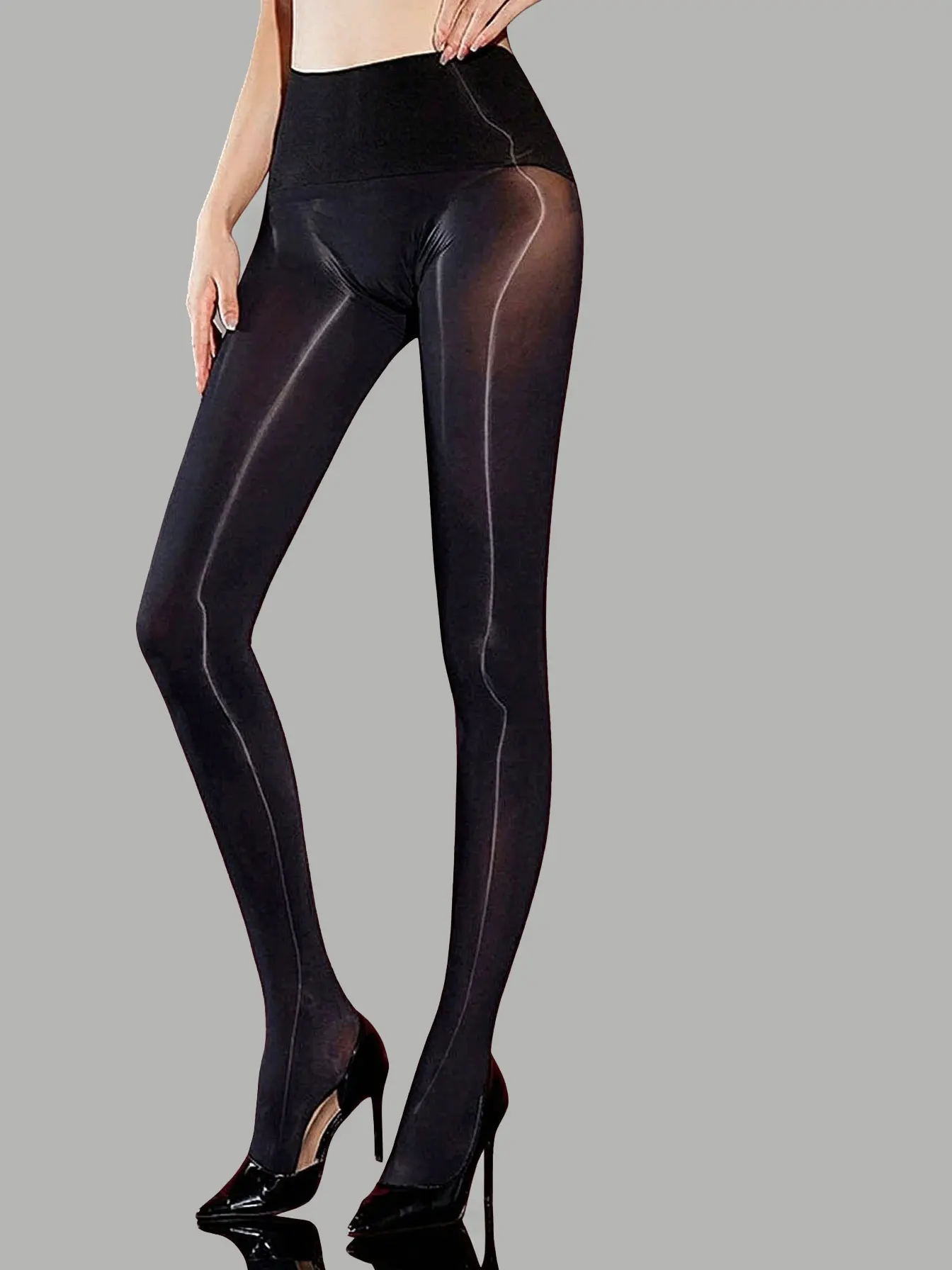 Fashion Seamless Crotch Women Pantyhose High Elastic Oil  Shiny 100D  Shaping Tights Autumn Winter Woman Slimming Leggings