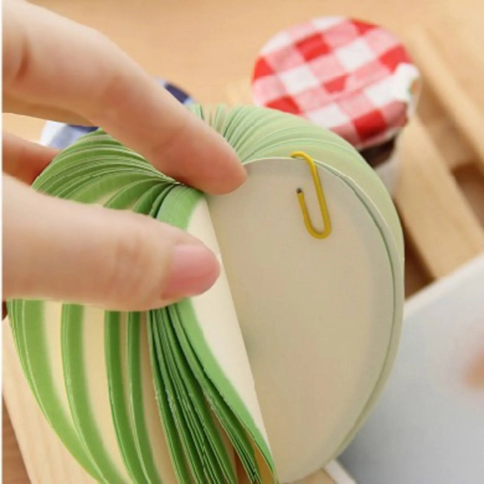 น่ารัก Sticky Notes ผลไม้รูปร่าง Memo Pads ตกแต่งตารางโพสต์ Notepads Creative DIY Memo Pads Notepads เหมาะสําหรับ Daily Note-taking