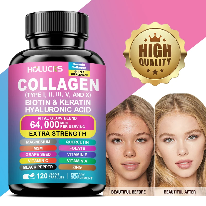 

Органические коллагеновые капсулы, биотин, кератин, средство для ухода за кожей, бустер-кожа для ногтей, ухода за волосами, против старения, отбеливание и добавка для суставов