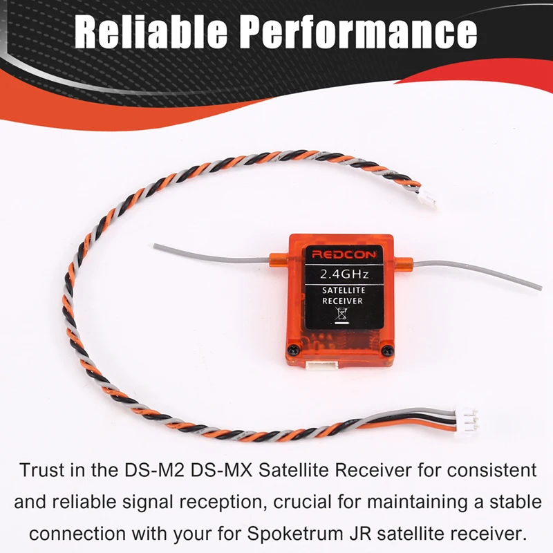 Receptor de satélite DS-M2 DS-MX, botón de emparejamiento, pequeño satélite para receptor de satélite Spoketrum JR CM703, satélite pequeño