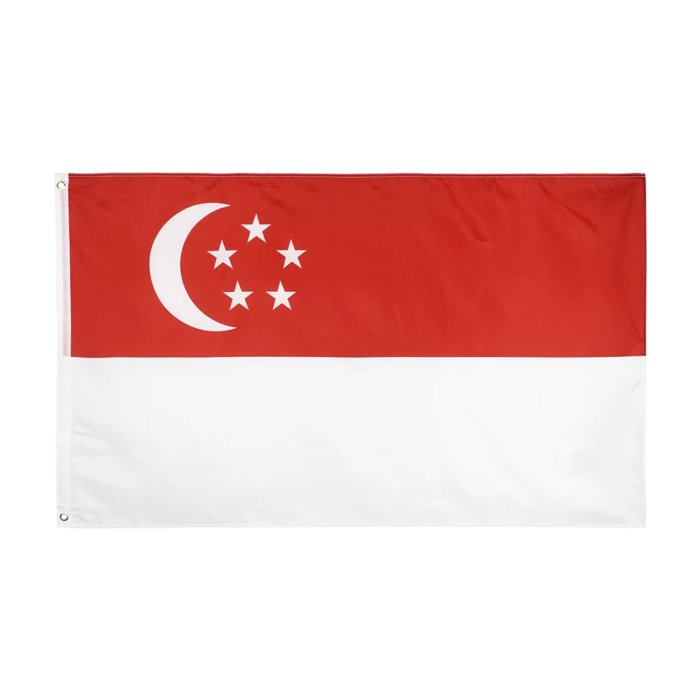 90x150 CM Lion City SG SGP Republic of Singapore flag for decoration