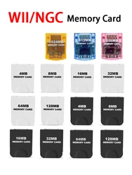 WII Memeory Card GC Memory Card GameCube GC Storage Card NGC Memory Game Card up to 1024MB