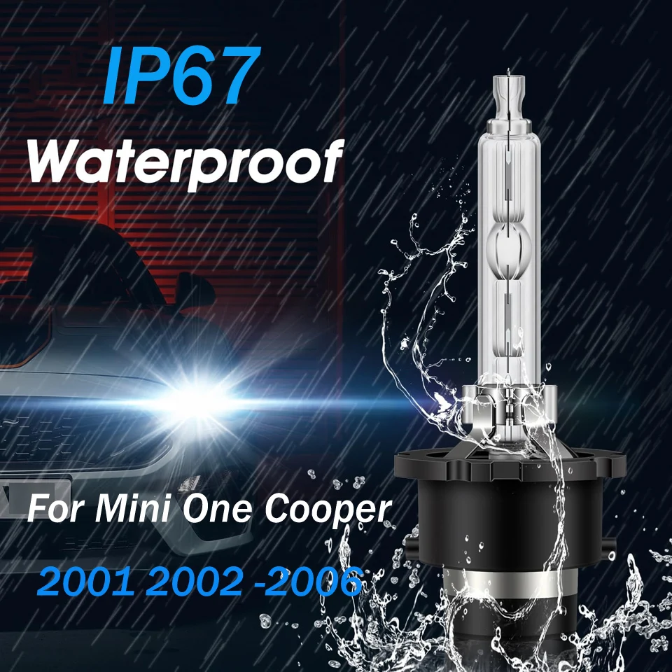 

D2S 35W 6000K Xenon HID Headlight Bulbs OEM Replacement Compatibility For Mini One Cooper 2001 2002 2003 2004 2005 2006