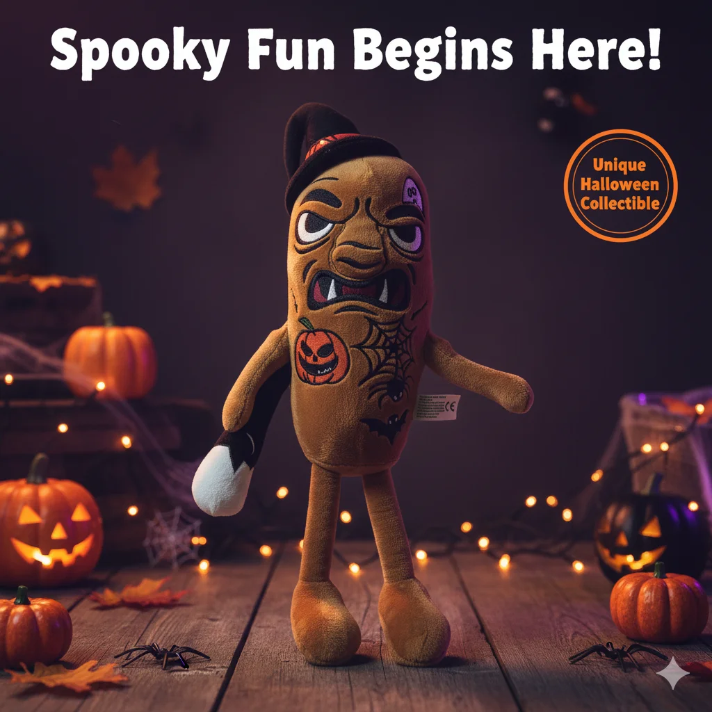 

Halloween Stick Man Plush Toy Funny Horror Embroidered Doll Scary Cartoon Plush Figure Soft Stuffed Toy For Kids Holiday Gifts