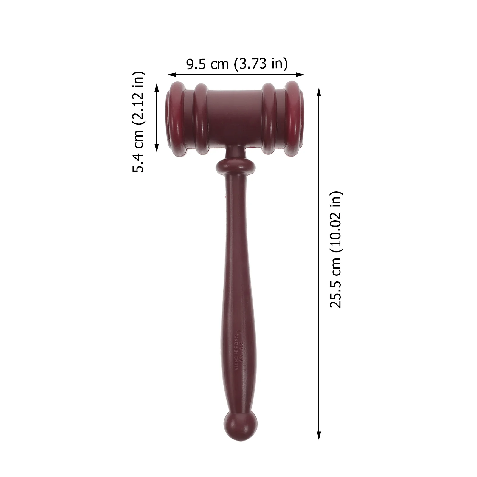 

2pcs Judge Hammer Gavel For Court Auction Role Educational Plaything Lawyer Props Classroom Mallet Tool