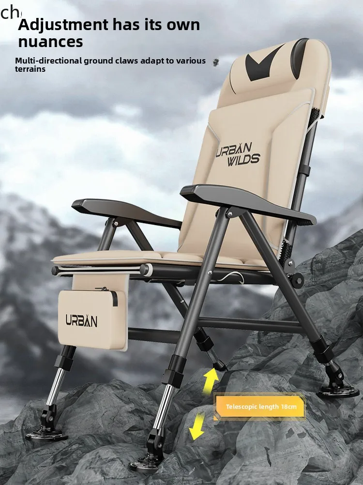 YFY  fishing chair - reclining, foldable, multi-functional, all-terrain fishing platform chair for anglers