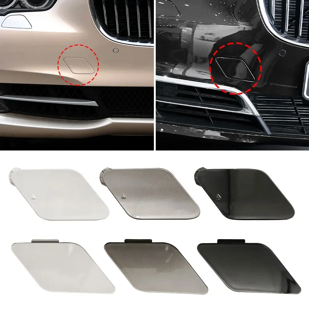 

For BMW F07 Car Front Bumper Tow Hook Cover Cap Black White Silver For BMW 5 Series GT 528 530 535 550 GT 2009-2017