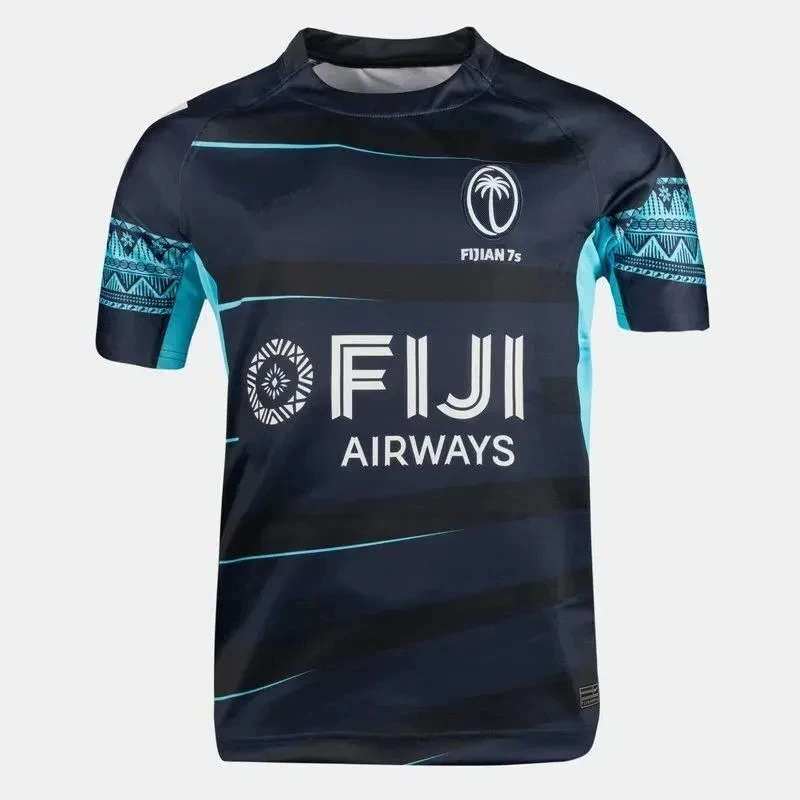 Boys Clothes Family Clothing Sportwear Summer Sport Tee Adult/Kid New 2024 Men Rugby T shirt Home Jersey Fiji Breathable T-shirt