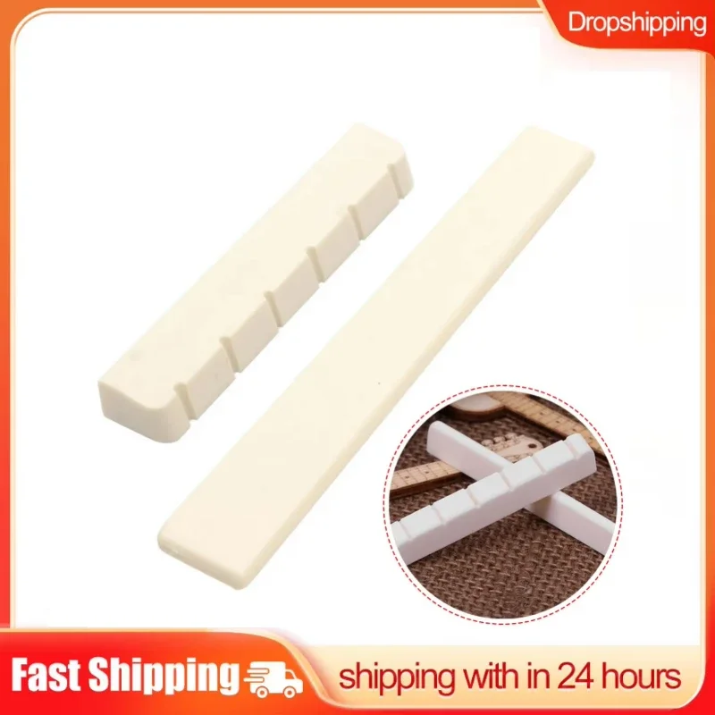 

6 String Bone Classical Guitar Bridge Saddle Guitar Nut Bridge Saddle And Nut White Bone Real Bone Guitar Guitarra Replacement