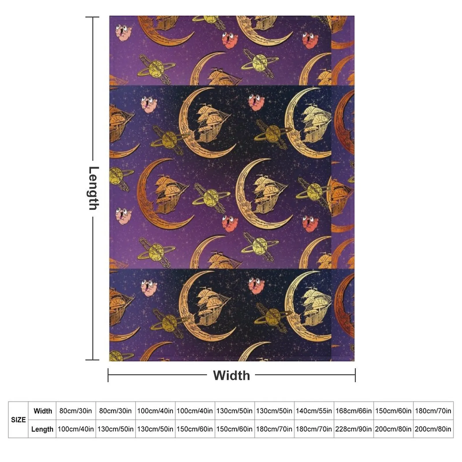 Treasured Planets Throw Blanket Beautifuls Luxury Brand Decorative Sofas Luxury Thicken Thermal Flannel Blankets