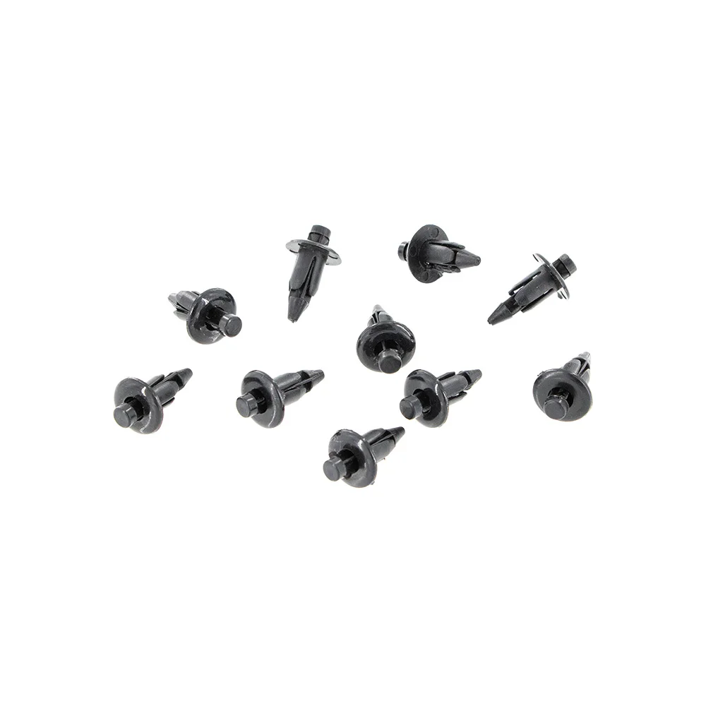 20/50/100 Pcs Motorcycle Fairing Clips 6mm –Universal Plastic Rivet Fasteners – Uses for Honda Yamaha Suzuki Kawasaki Models