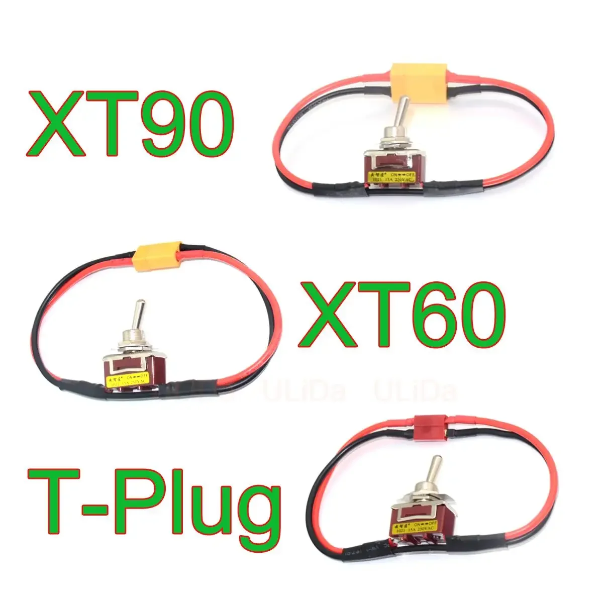 1PC Large Current High Load Power Supply Switch with T Plug XT60 XT90 Connector for RC Aircraft Model ESC Drone Battery Parts