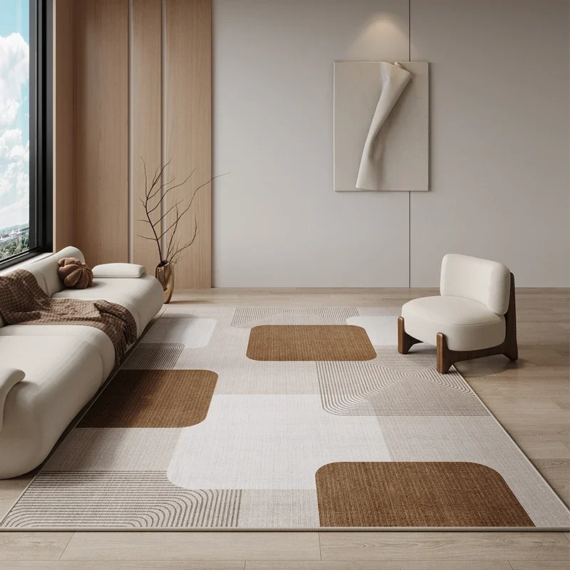 Nordic Style Bedroom Decor Plush Carpet Light Luxury Carpets for Living Room Washable Lounge Floor Mat Fluffy Soft Cloakroom Rug