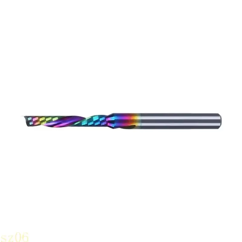 Q2Q4 Precise Ground Coated Left Handed End Mill for Burr Less Surfaces on Detailed Engraving and Industrial Applications