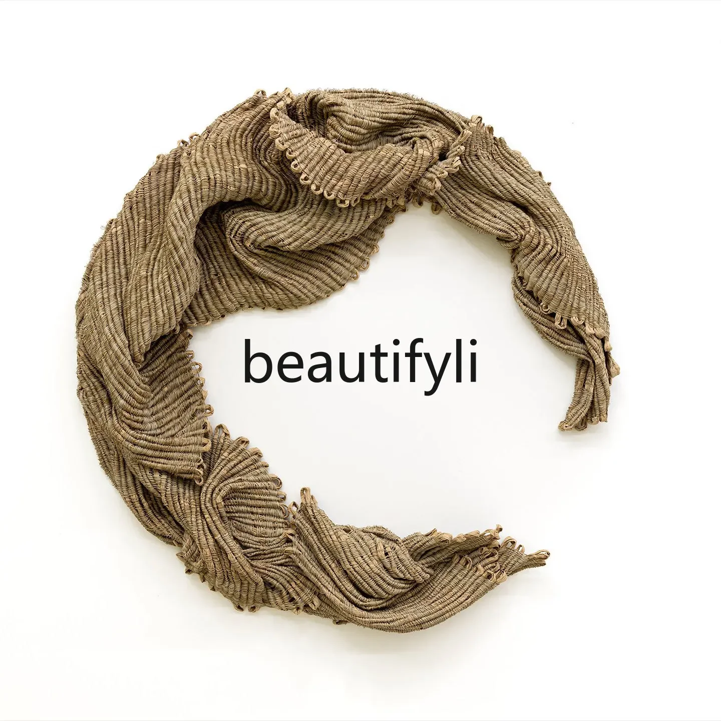 

03.Hand-woven Decorative Painting Light Luxury Installation Painting Sales Office Three-dimensional Hanging Painting