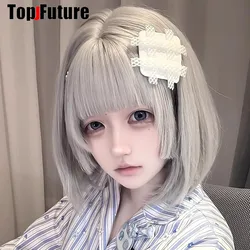 Y2K Girl Harajuku Gothic Lolita Sick Subculture Medical Series White bandage mesh medical band aid  Hair Clip hairgrips Hairpin