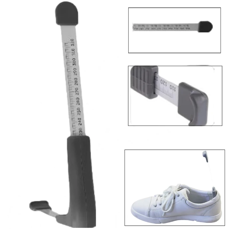 Retactable 110-320mm Family Shoe Measurer Ruler Right Angle Gauge Standard Shoe Ruler Capable of Pulling Out Shoes Fittings Tool