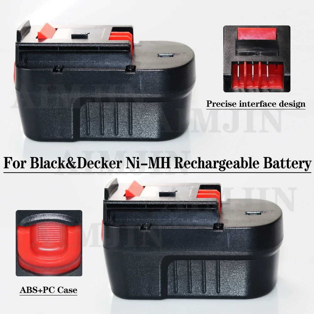 14.4V HPB14 for Black and Decker 5000mAh Ni-Mh Replacement Batteries for Firestorm FSB14 FS140BX 499936-34