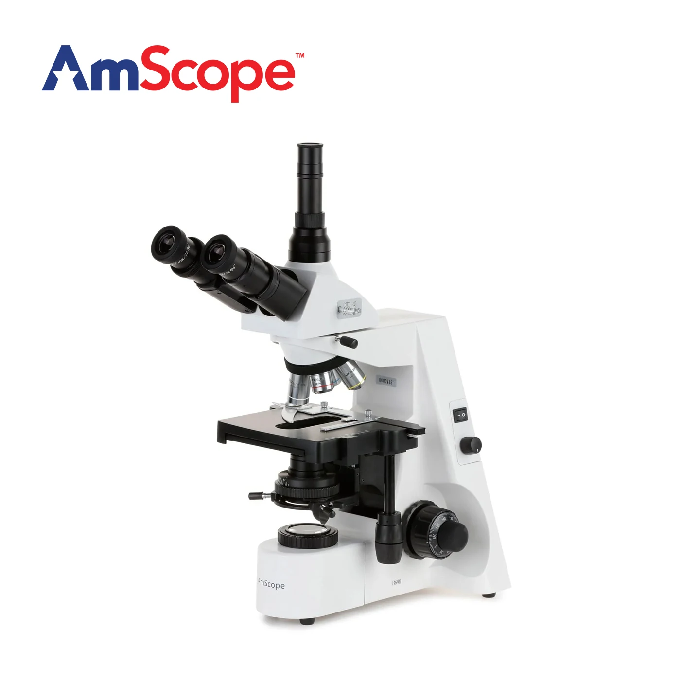 AmScope T690-PL Series Trinocular Compound Microscope with Koehler Illumination, Plan Optics