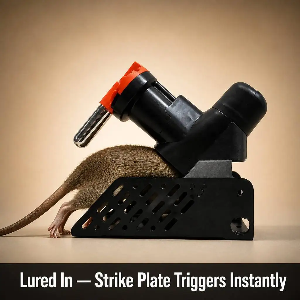 Automatic Humane Non-Toxic Rat Mouse Trap Kit Mice Rats Mouse Multi-catch Reset Rodent Kill Trap Machine No CO2 Cylinders Humane