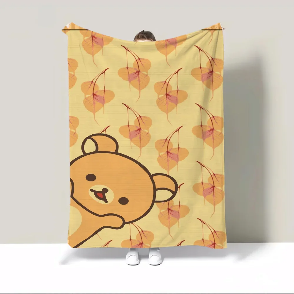 

Роскошное одеяло Rilakkumas, пушистые термоодеяла для кровати, декоративные одеяла для дивана, пляжное полотенце до колена