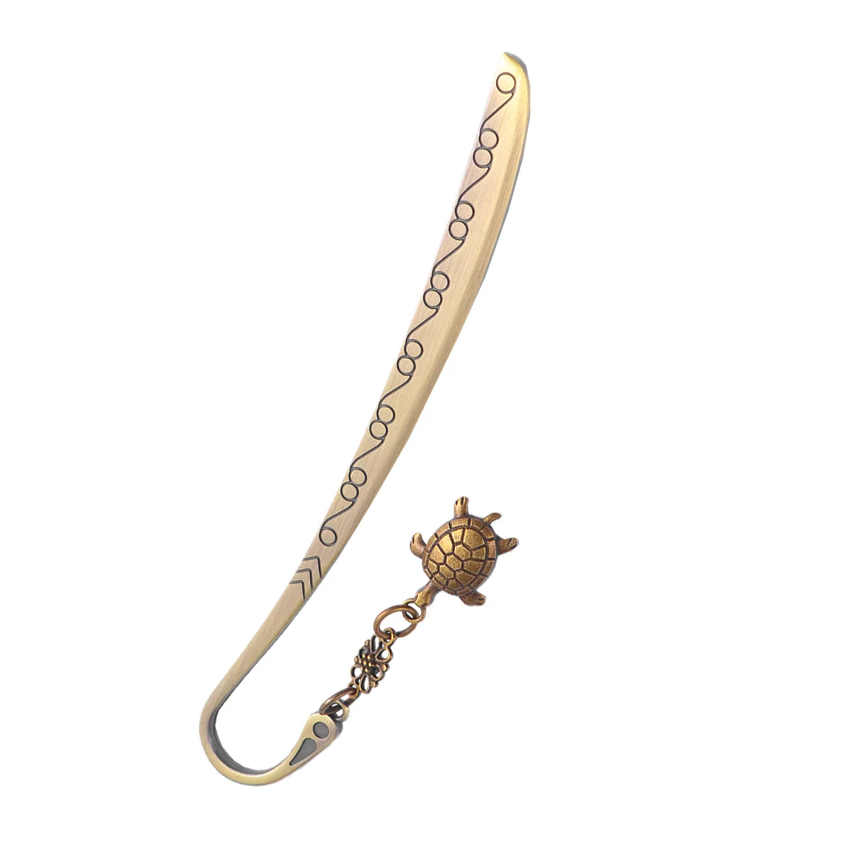 

1Pcs Creative Vintage Metal Bookmark Little Turtle Animal Pattern Decorative Paper Clip for Office School Reading Lovers