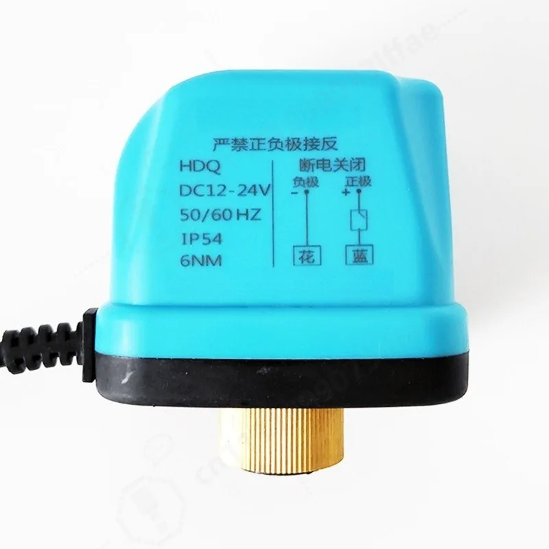 2 Wire Micro 2 Way Electric Shut Off Valve 12V 24V Auto Reset 4 6 Points Flow Control Valve for Household Solar Water System