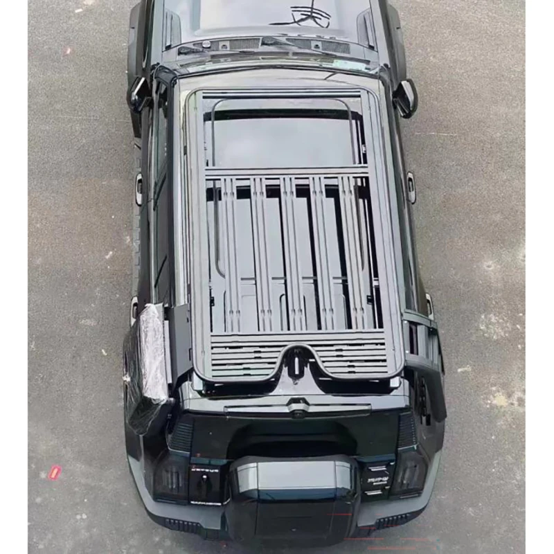

Sunroof Edition Roof Rack Rooftop Cargo Lage Cer Steel Basket for H9 2023 2024 ROOF PLATFORM
