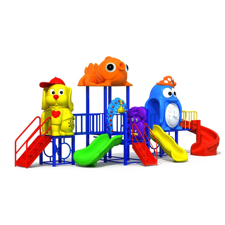 Small Cheap Daycare Slide Outdoor Playground Preschool Children Play Equipment Outdoor Games Kid Playground Outdoor for Sale