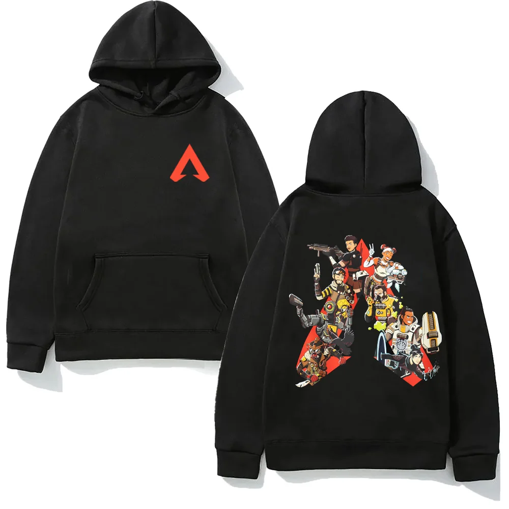 

Новинка 2025 года, игровые толстовки Apex Legends на осень/зиму, толстовка с капюшоном, логотип игры, футболка с героями мультфильмов, флисовая мягкая толстовка с капюшоном
